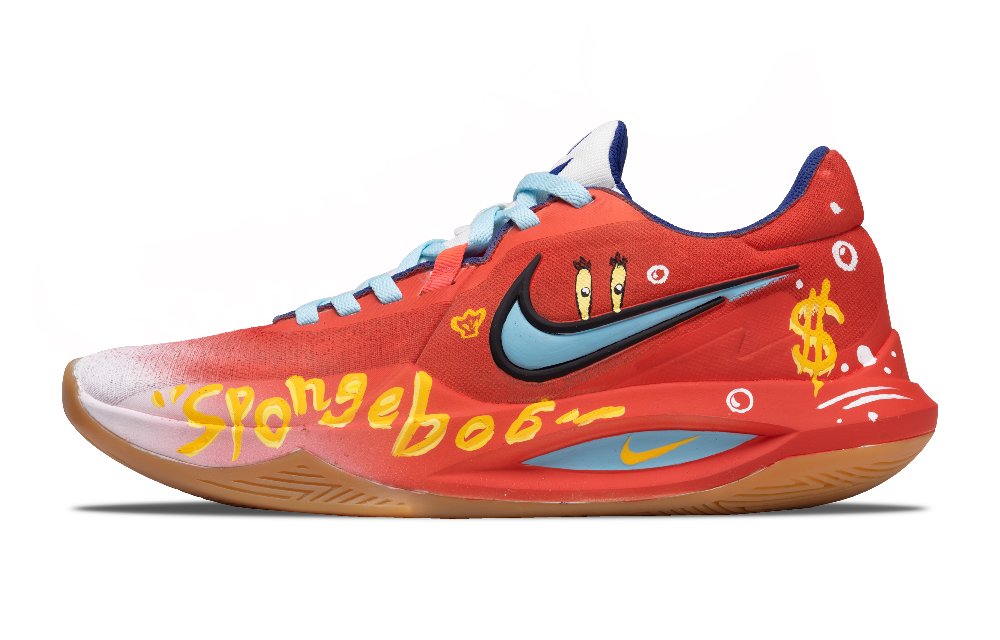 Nike Precision 6 Rivals Abrasion Resistant Low Top Basketball Shoes Men's Orange Red