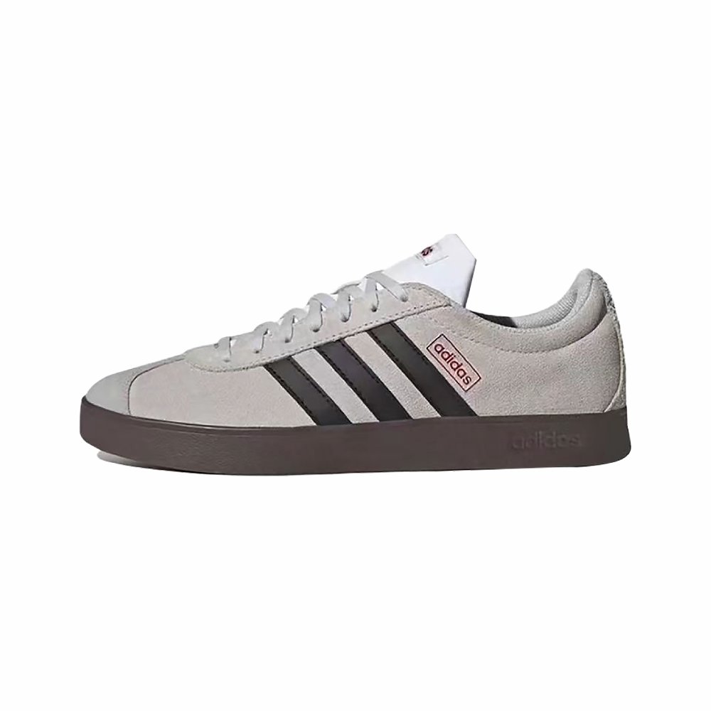 Adidas Neo VL Court 2.0 Fiery Star Veil Coverage Quick Dry Lightweight Low Top Skateboard Shoes Unisex Red White