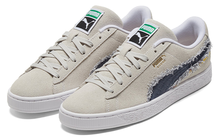Puma Suede "Triplex Denim" White Peacoat