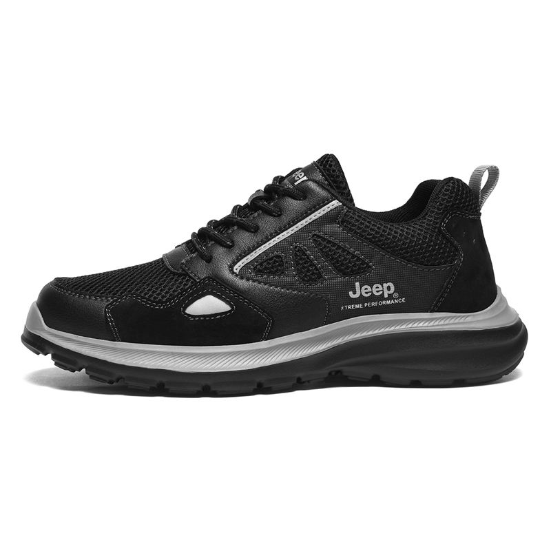 Jeep Running Shoes Men's Low Top Black