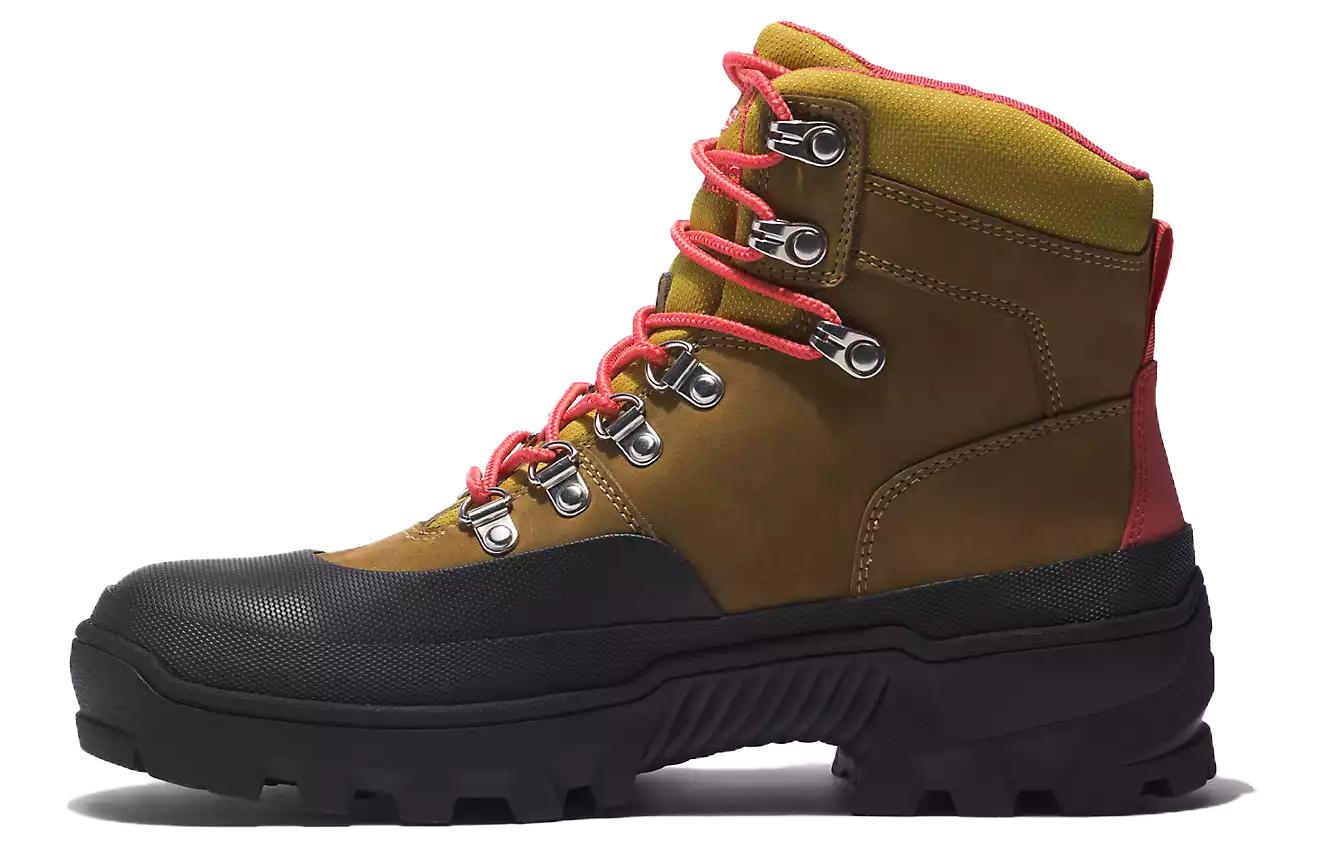 Timberland Euro Hiker Slip Resistant Abrasion Resistant High top Outdoor Shoes Women's Brown Black