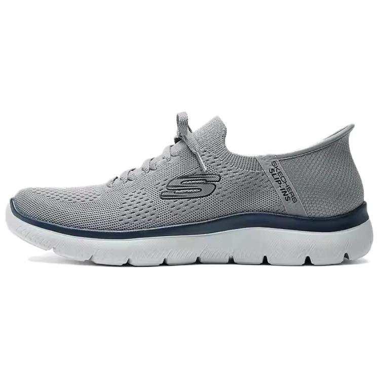 Skechers Sport Low Top Casual Running Shoes Men's Gray