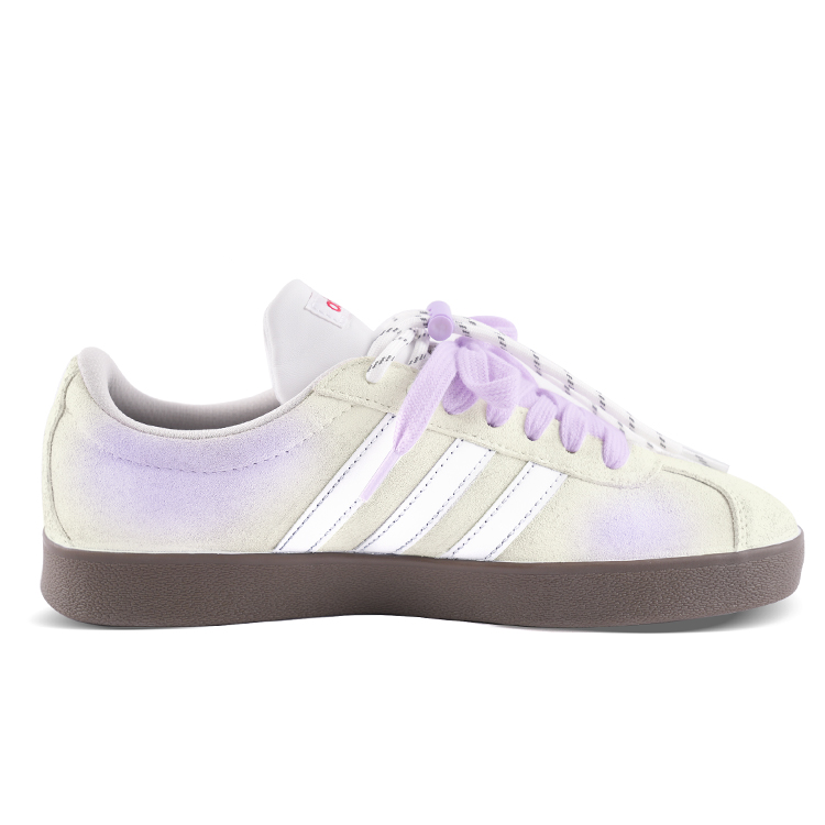 Adidas VL COURT 2.0 Abrasion Resistant Low Top Skateboard Shoes Unisex Purple Rice купить в интернет-магазине Yoocart с быстрой доставкой по России.