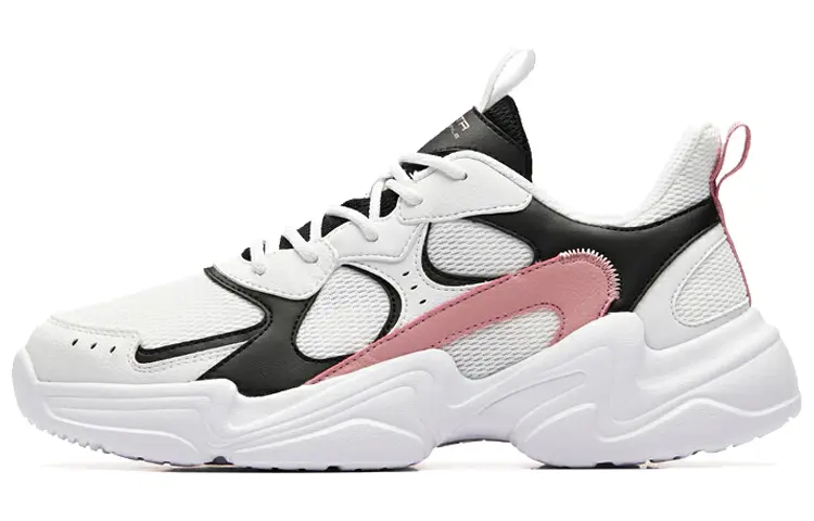 ANTA Chunky Sneakers Women's Low top White Black Pink