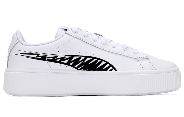 PUMA Vikky Stacked L Sketch Sneakers White/Black Women's