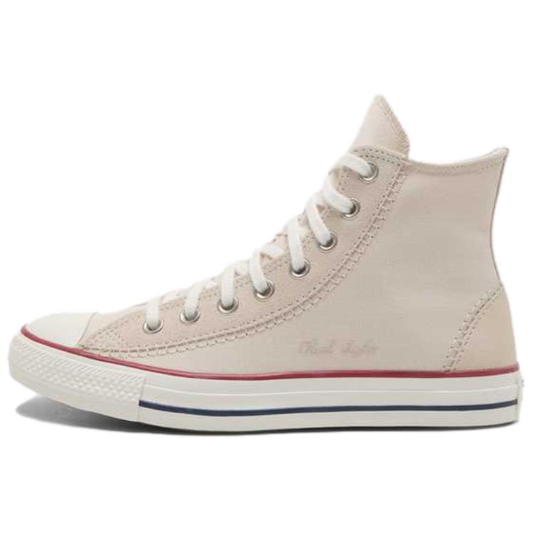 Converse All Star Abrasion Resistant Breathable High Top Canvas Shoes Unisex Beige