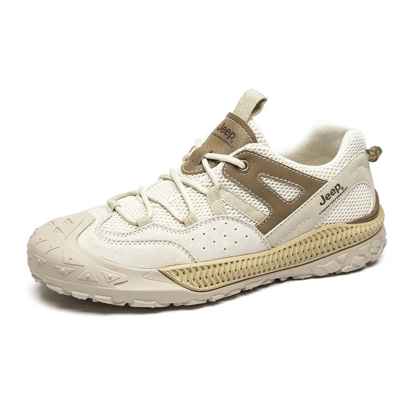 Jeep Cushioning Abrasion Resistant Breathable Low Top Casual Shoes Men's