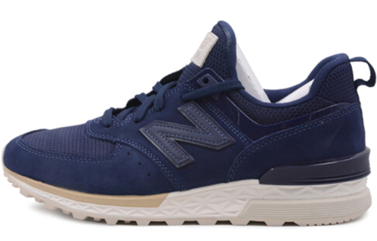 New Balance 574 Navy White Tan