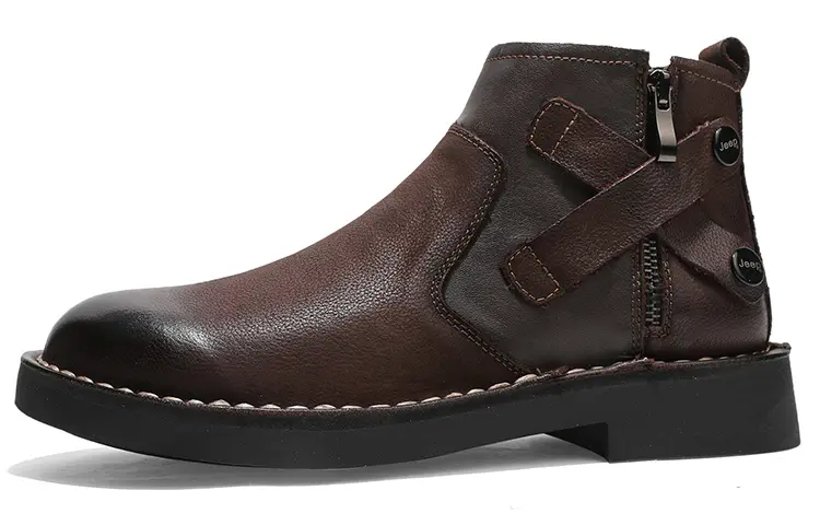 Jeep Martin Boot Men's Dark Brown