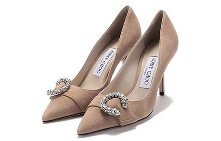 Jimmy Choo Slim Heel High Heels 8.5cm Women's Light Caramel