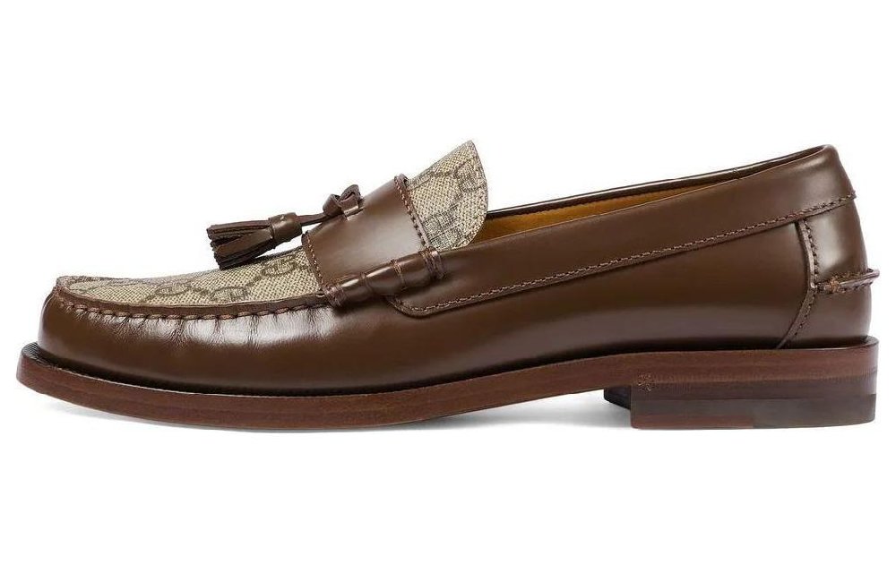GUCCI Casual Single Shoes Women's Dark Brown