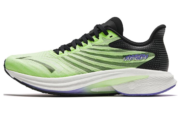Anta MACH Mach 4.0 Cushioning Anti-Slip And Wear-Resistant Rebound Low-Top Running Shoes Men's Green Black