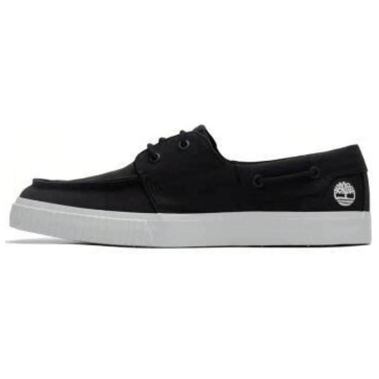 Timberland Low Lace Up Sneakers 'Black Canvas'