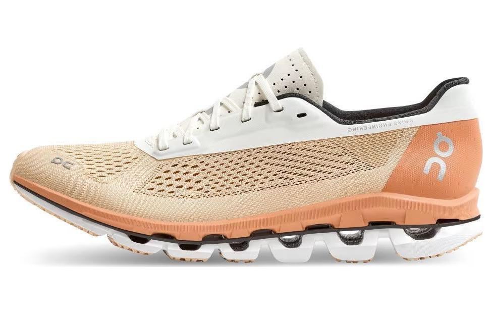 On Cloudboom Slip-Resistant Low-Top Athletic Shoes Women's White Orange