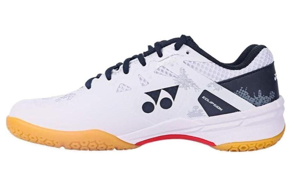 YONEX Durable Breathable Low-Top Badminton Shoes Unisex White Black