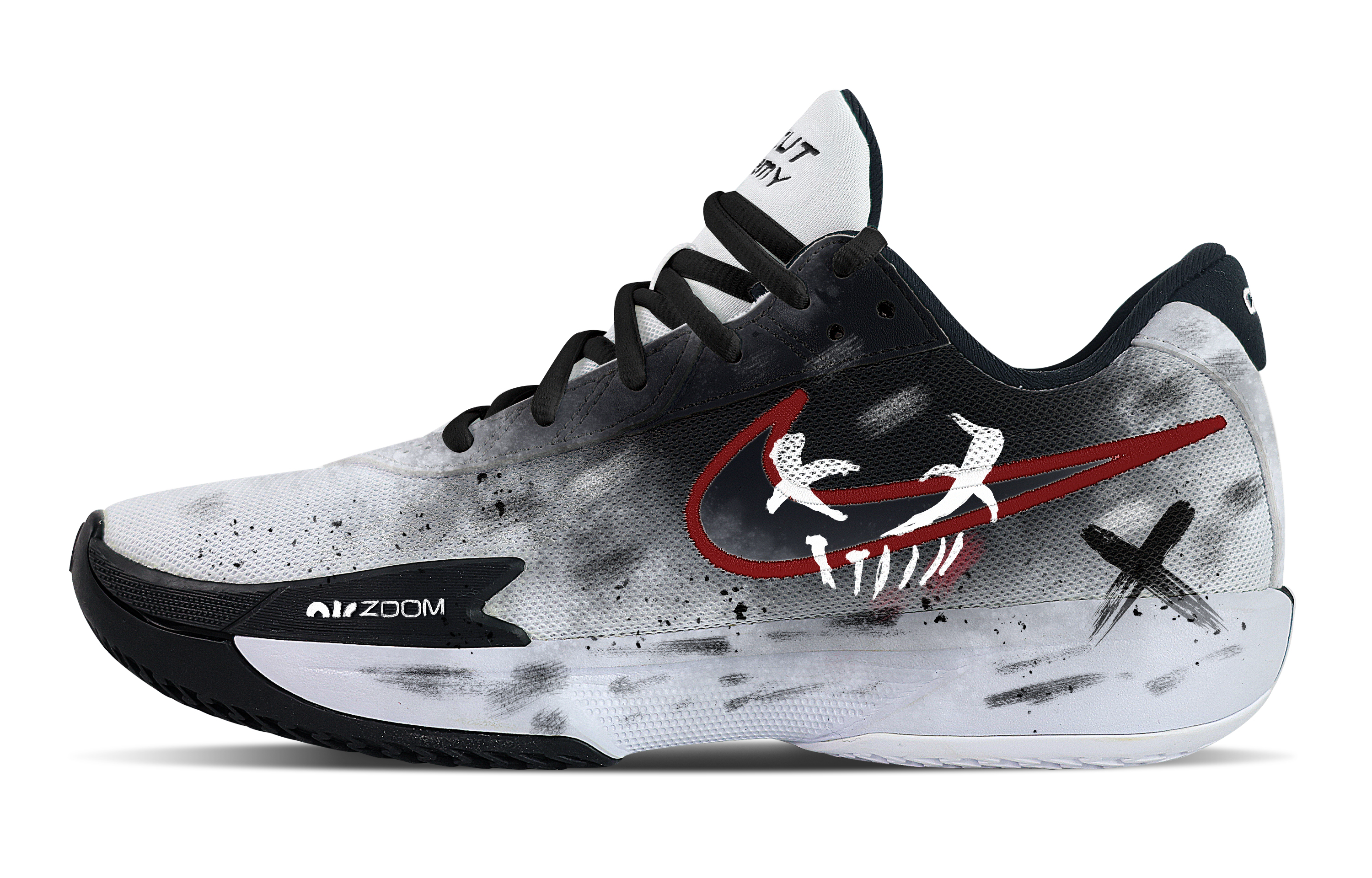 Nike Air Zoom G.T. Cut Academy Venom Blue Box Abrasion Resistant Low Top Basketball Shoes Men's Black купить в интернет-магазине Yoocart с быстрой доставкой по России.