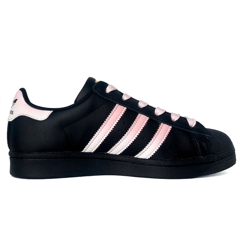 Adidas Originals Superstar Skateboard Shoes Unisex Low-Top White/Pink