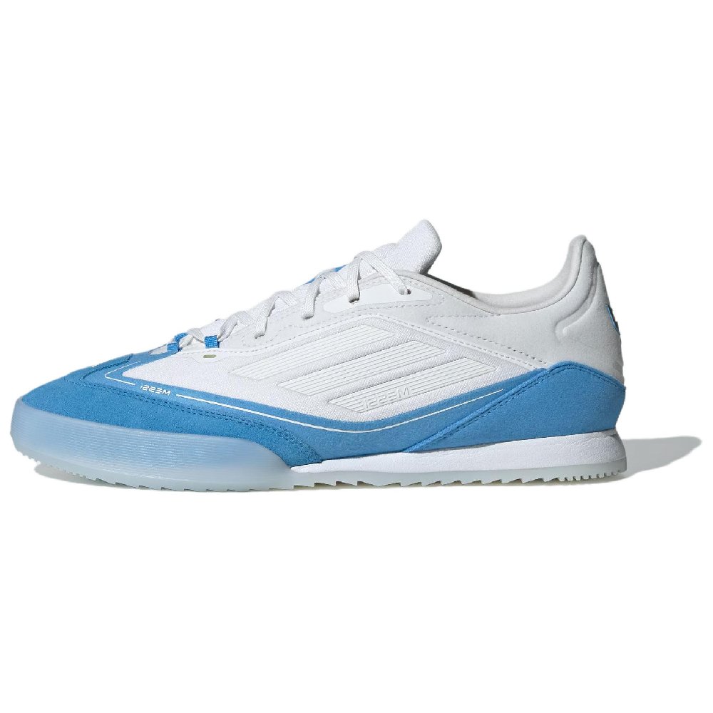 Adidas F50 Freestyle Messi Cloud White Gold Metallic Blue Burst