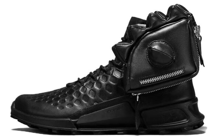 Ecco Casual Shoes Men High-Top Black