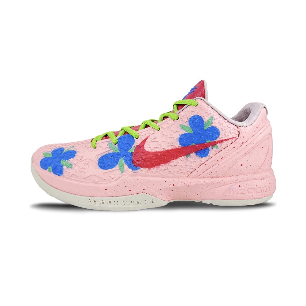 Nike Zoom Kobe 6 Basketball Shoes Men Low Top Pink/Blue/Red