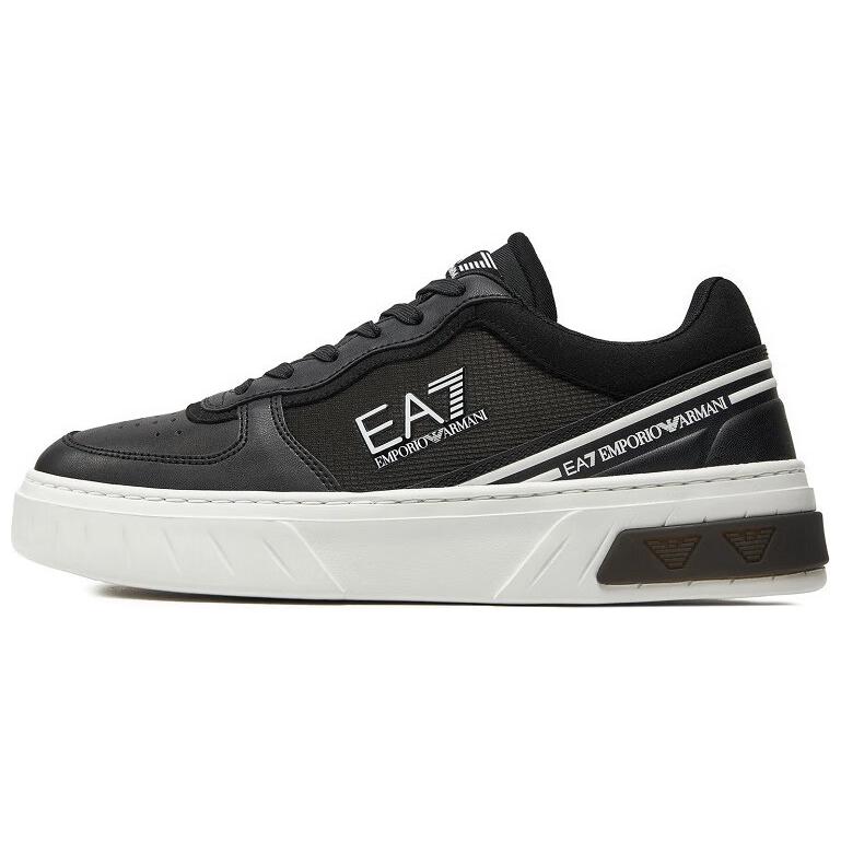 Ea7 EMPORIO ARMANI Logo Patch Panelled Lace Up Sneakers