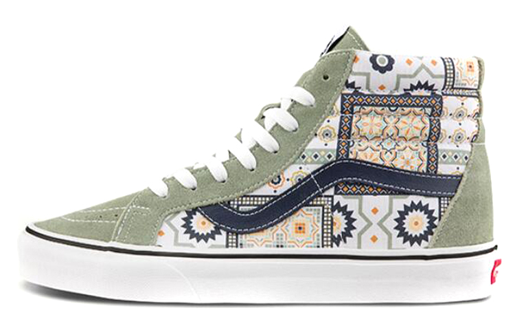 Vans Sk8 Hi Reissue Morocccan Tile Dark Khaki