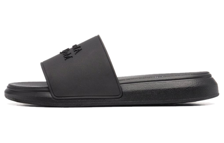 Alexander McQueen Pool Slide Black FW21