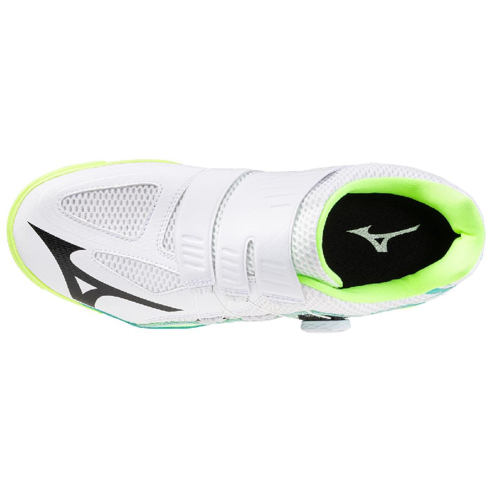 Mizuno Anti-Slip Wear-Resistant Low-Top Training Shoes Men's White Green