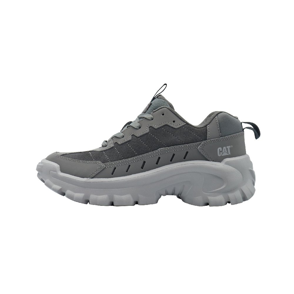 CAT Wear-resistant And Waterproof Low-Top Chunky Sneakers Men's Gray