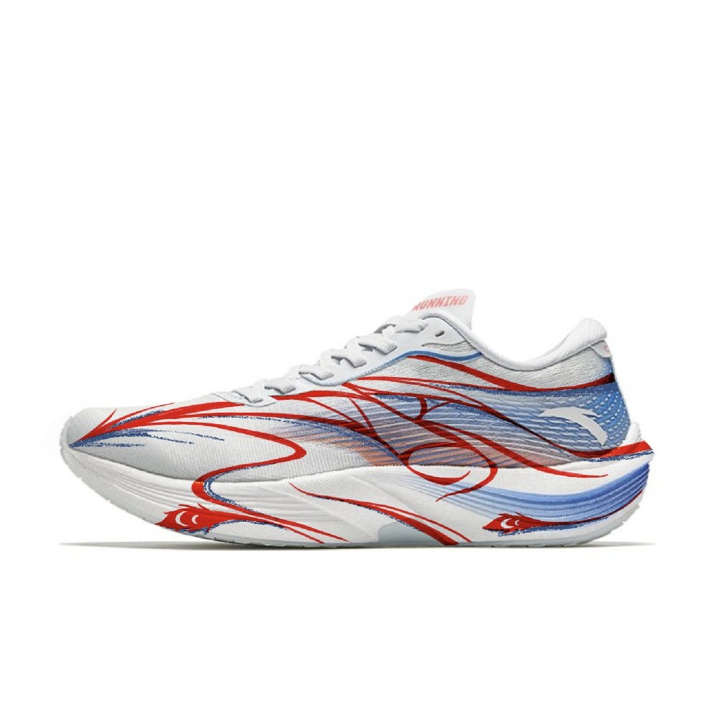 Anta C202 5th Gen Abrasion Resistant Cushioning Coverage Low Top Physical Fitness Test & Exam Running Shoes Men's Red