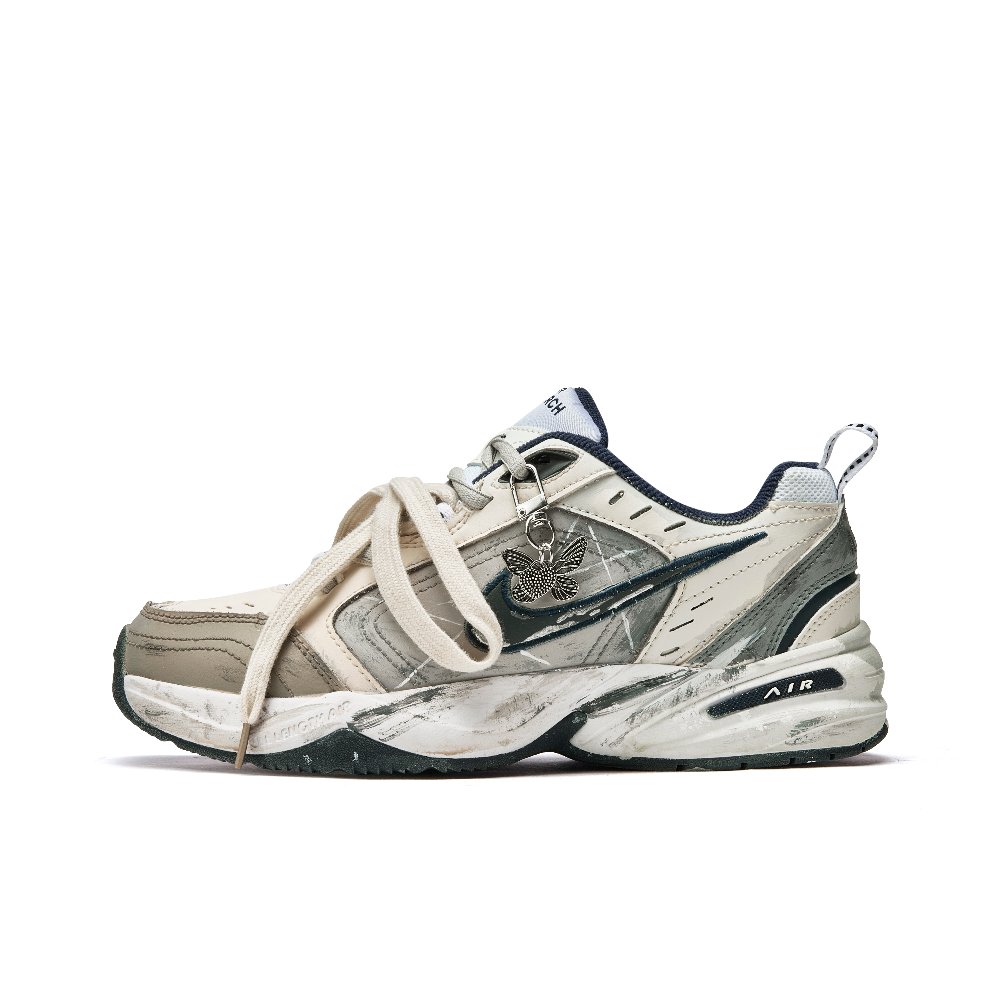 Nike Air Monarch 4 Chunky Sneakers Unisex Low-Top Beige/Brown