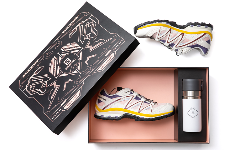 SALOMON XT Quest Advanced Shock Absorbers Slip Resistant Abrasion Resistant Low top Outdoor Shoes Unisex Peach