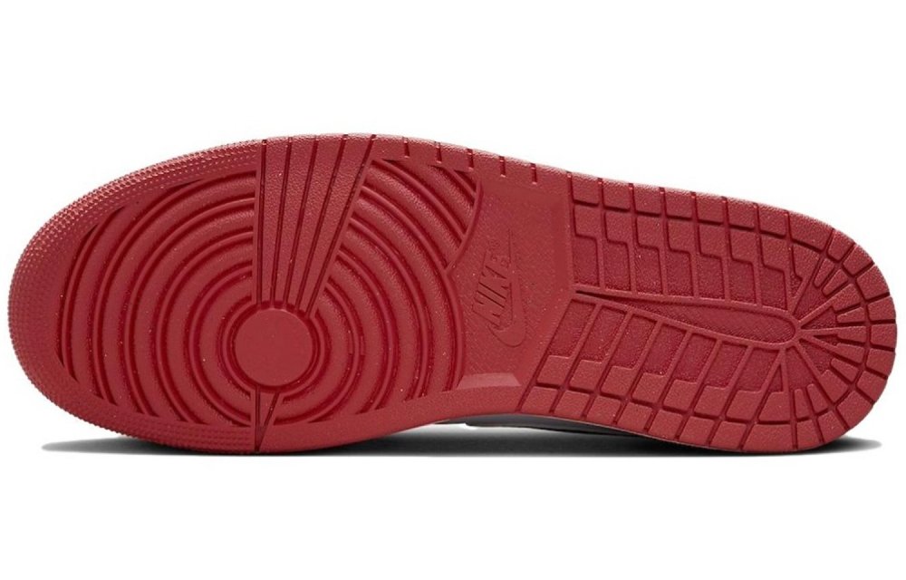 Jordan Air Jordan 1 Shock Absorbers Slip Resistant Low Top Vintage Basketball Shoes Men's Black Red