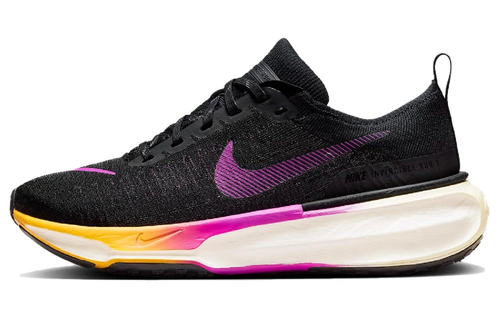 Nike ZoomX Invincible Run 3 Black Hyper Violet Laser Orange Women's