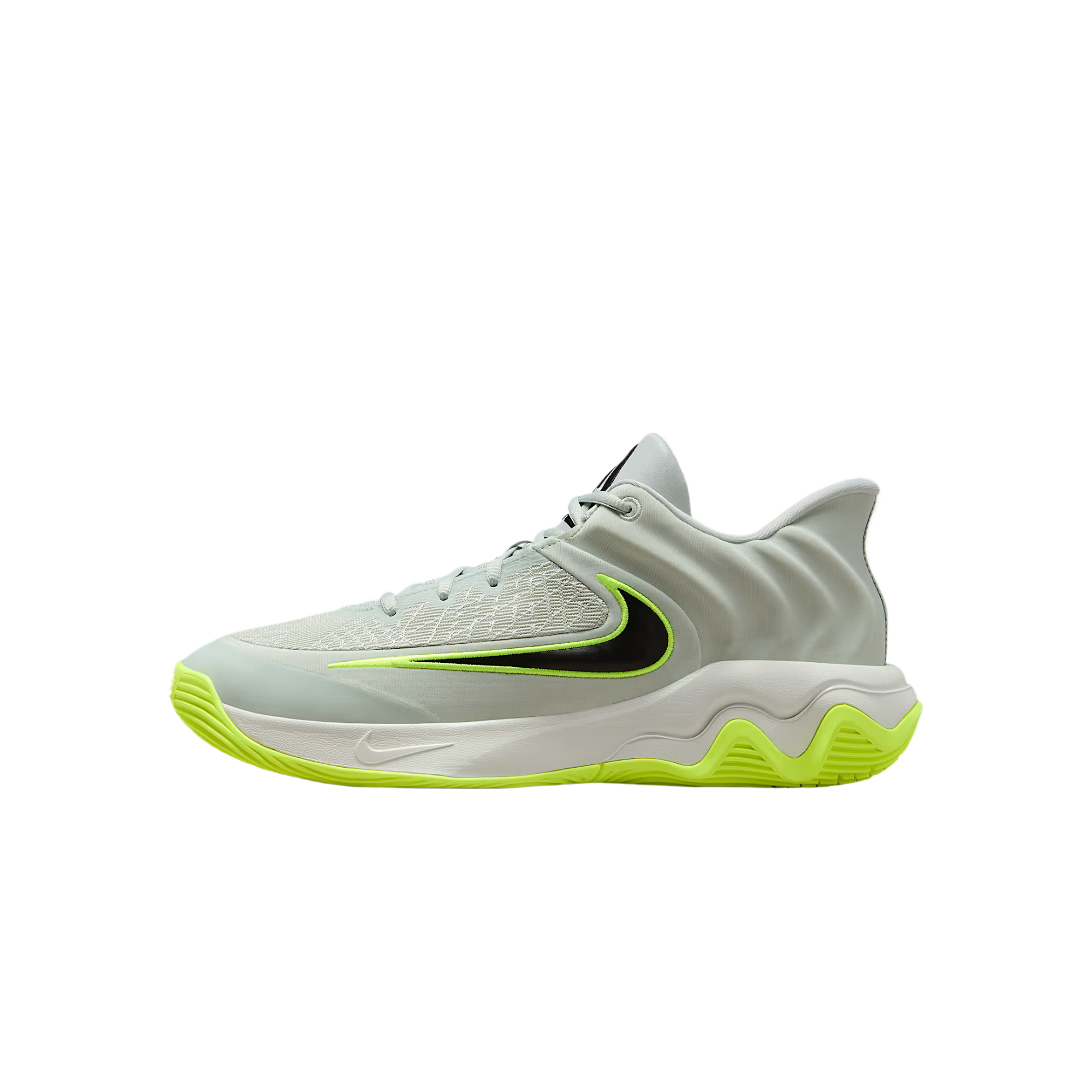 Nike Yannis Immortality 4 Abrasion Resistant Mid top Basketball Shoes Unisex Green