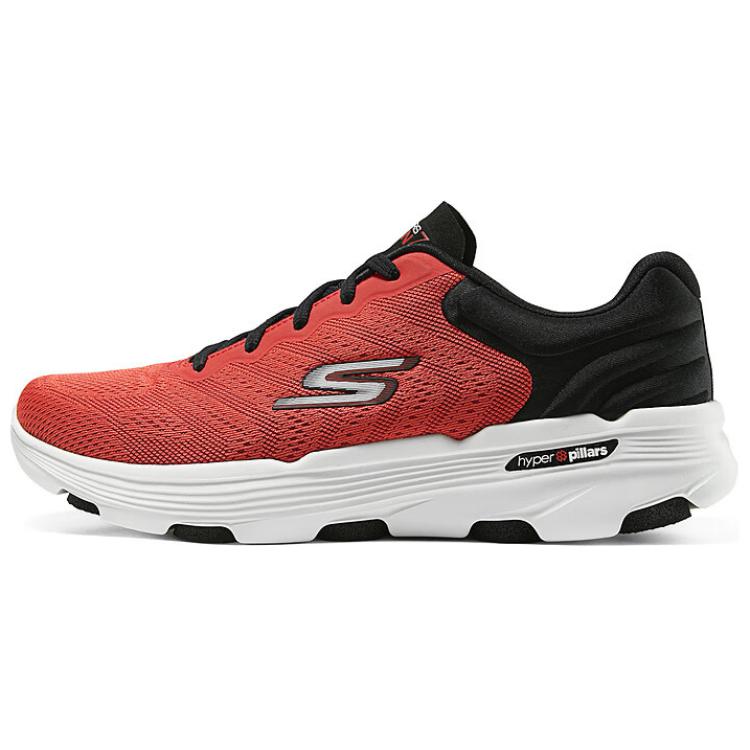 Skechers Low Top Running Shoes Men's Red Black