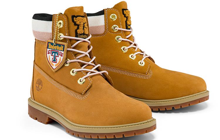 Timberland 6 Inch Heritage Premium Waterproof Boots 'Wheat Nubuck And Stripes' Women's купить в интернет-магазине Yoocart с быстрой доставкой по России.