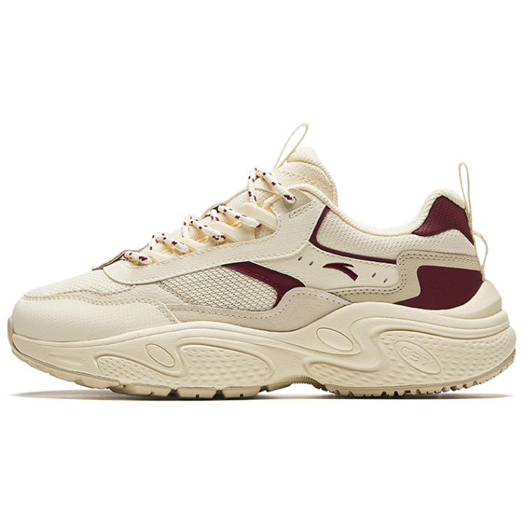 Anta Stars Cushioning, Abrasion Resistant, Breathable, Height Increasing Low Top Casual Shoes Men's Beige