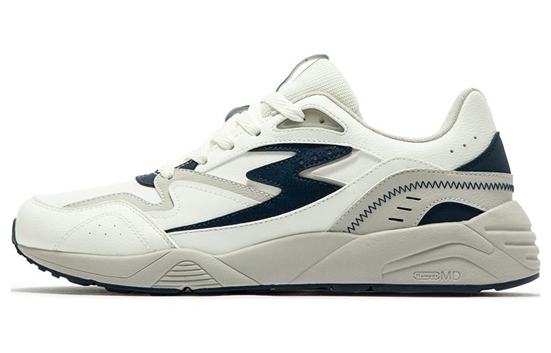 361° Wear-Resistant Slip-Resistant Low-Top Casual Shoes Men's Feather White