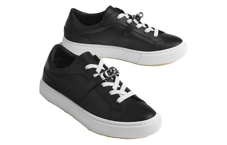HERMES Low-Top Stylish Skateboarding Shoes Women's Black купить в интернет-магазине Yoocart с быстрой доставкой по России.