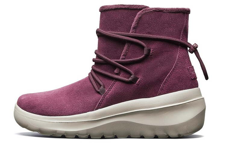 Skechers Skyhigh Ultra Short Snow Boots Women's Burgundy
