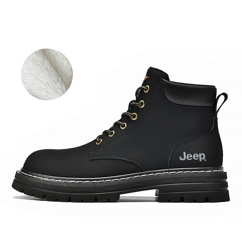 Jeep Short Martin Boot Men's Black