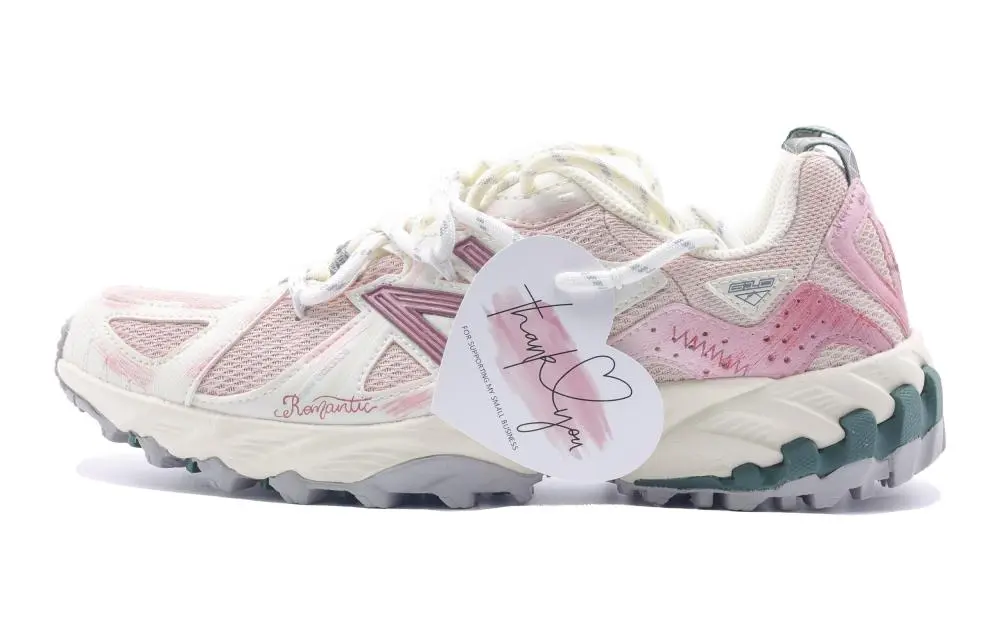 New Balance 610T Sweet Love Abrasion Resistant Low Top Mountaineering Hiking Shoes Unisex Pink White