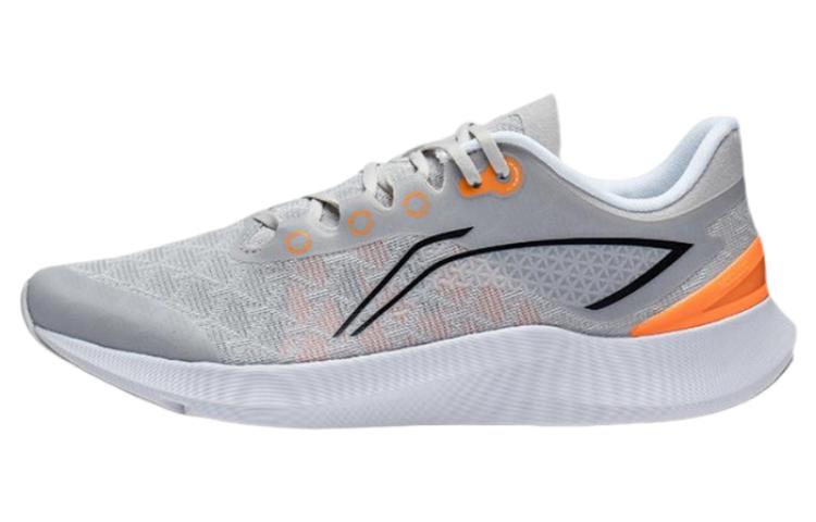 LiNing Cushioning Lightweight Low-Top Casual Running Shoes Men's White