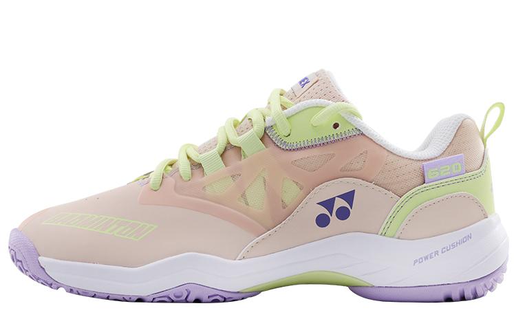 YONEX Power Cushion 620CR Anti-Slip Wear-Resistant Low-Top Badminton Shoes Women's Bright Pink