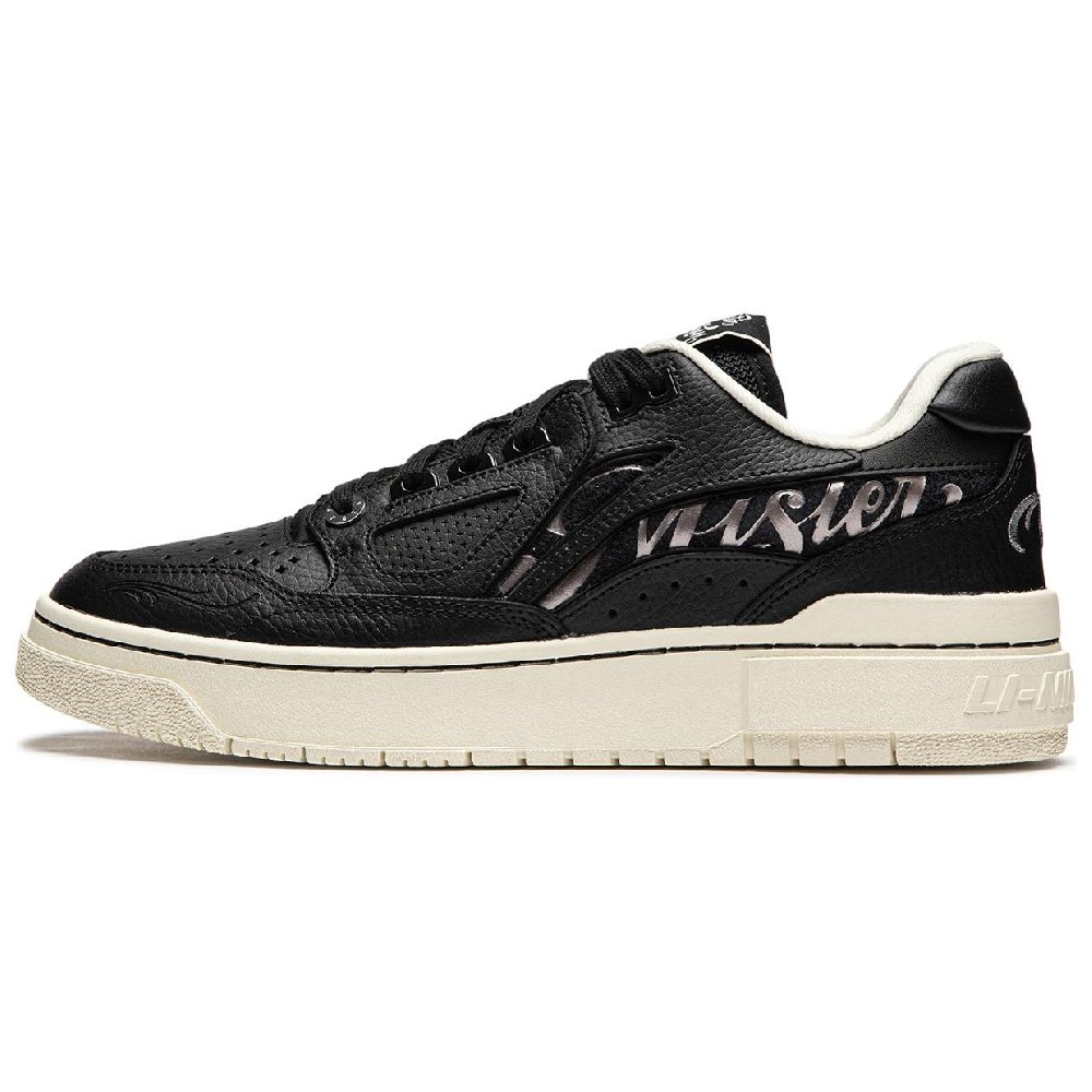 LINING Badfive Skateboard Shoes Unisex Low-Top Black