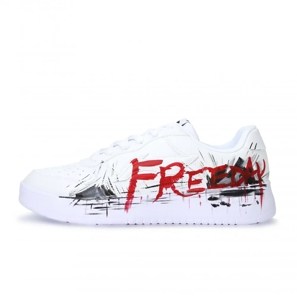 LiNing Pontoon Boats Abrasion Resistant, Lightweight, And Breathable Low top Skateboard Shoes Unisex
