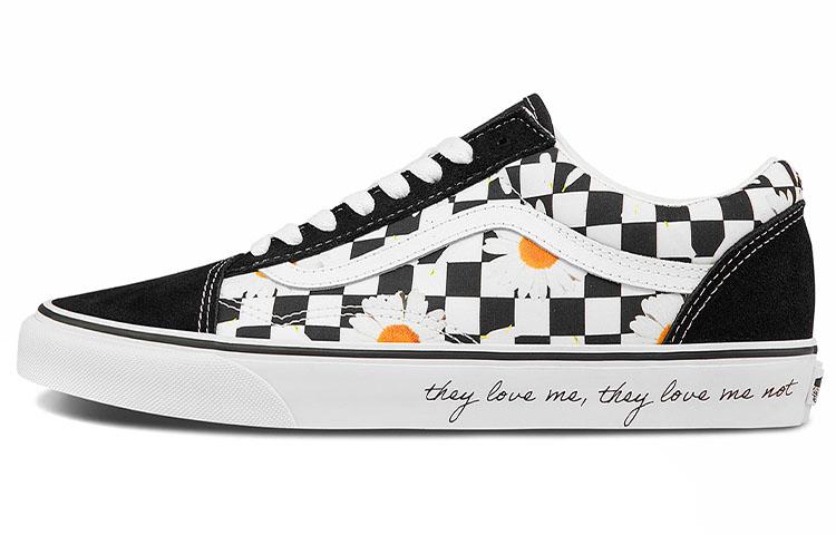 Vans Unisex Old Skool Low Top Sneakers Black/White