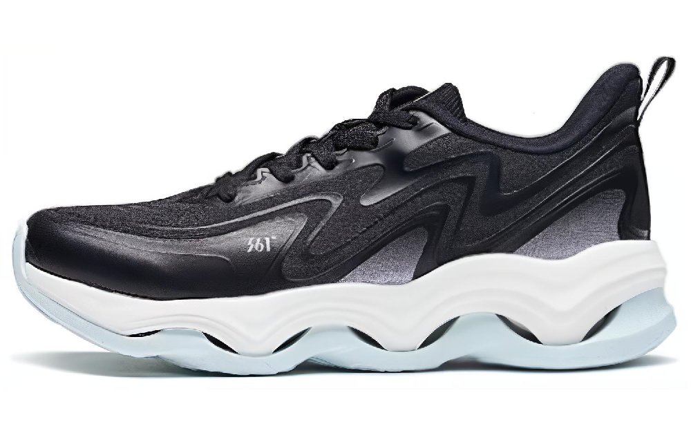 361° Anti-Slip Wear-Resistant Low-Top Running Shoes Women's Blue Black