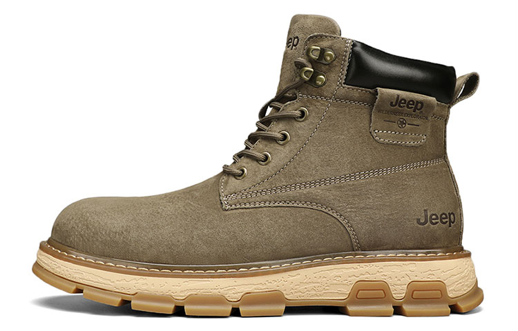 Jeep Martin Boots Men Khaki